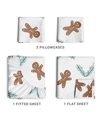 Christmas 4 Piece Microfiber Sheet Set (Queen