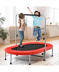 Gouun 2-Person Foldable Mini Kids Fitness Rebounder Trampoline
