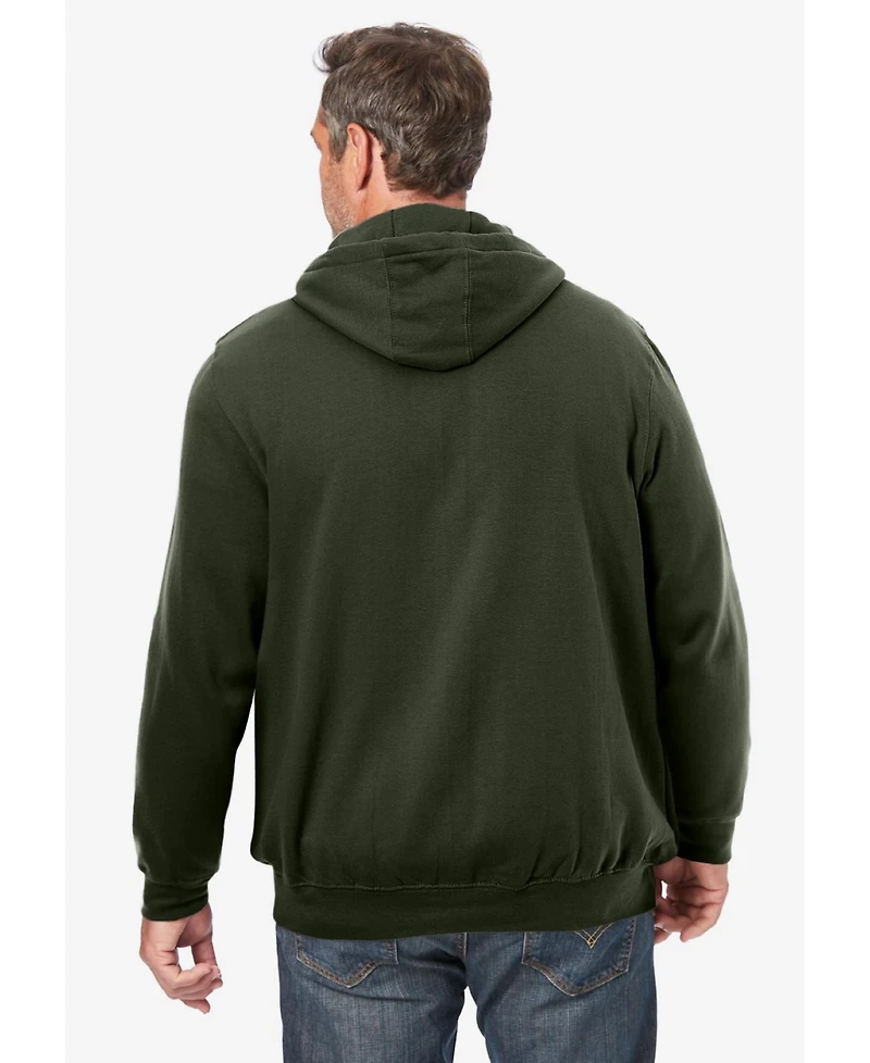 KingSize Big & Tall Fleece Zip-Front Hoodie