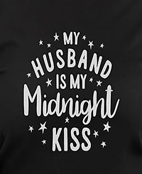 Hybrid Apparel Plus Trendy Midnight Kiss Graphic Pullover Top