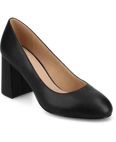 Journee Collection Women's Seraphina Round Toe Pumps