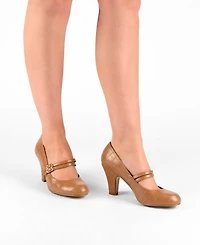 Journee Collection Women's Windy Double Strap Mary Jane Pumps