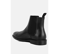 Fraser Faux Leather Pull Tabs Boots Women