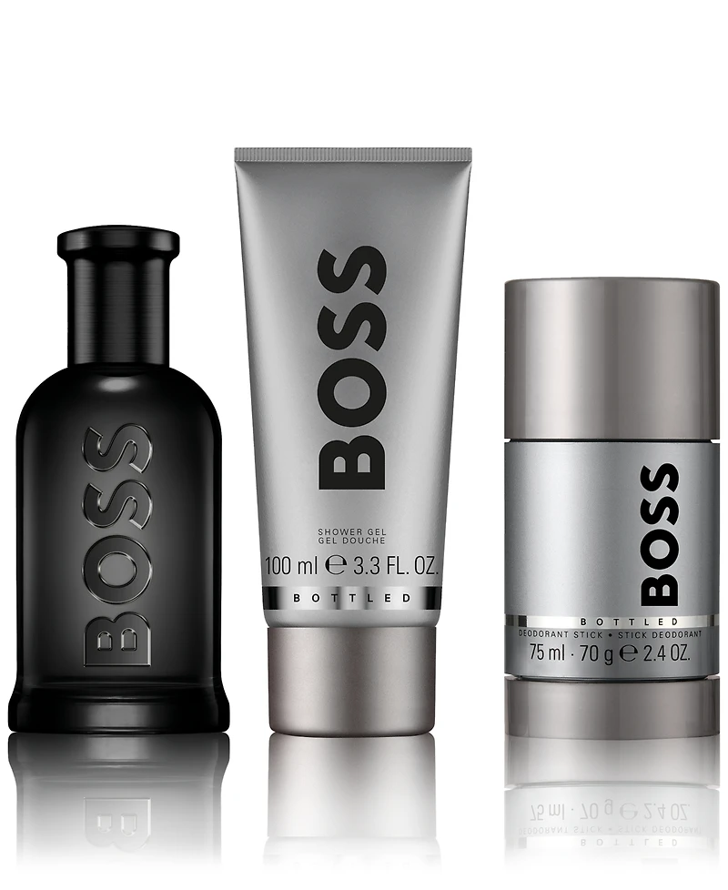 Hugo Boss Men's 3-Pc. Boss Bottled Parfum Gift Set