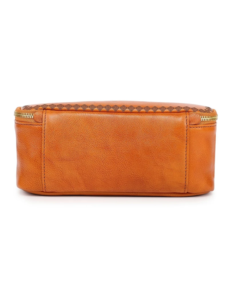 Celosia Rectangular Leather Jewelry Case