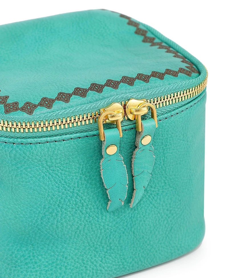 Celosia Cube Leather Jewelry Case