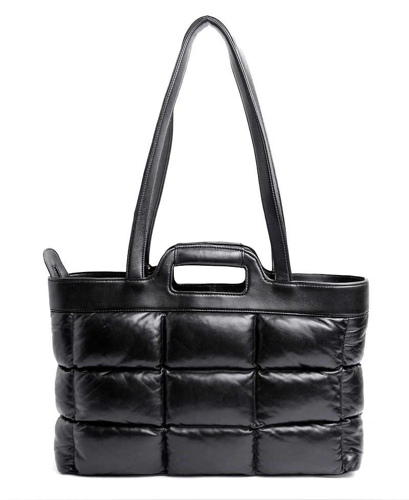 Old Trend Puffy Clover Tote Bag