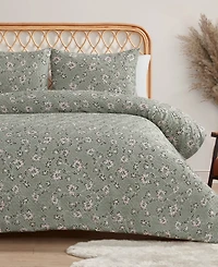 Jessica Simpson Botanical Embossed 2-Pc. Duvet Cover Set, Twin/Twin Xl