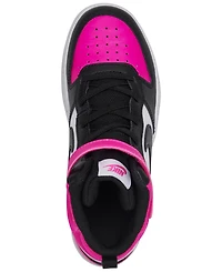 Nike Little Girls Court Borough Mid 2 Stay-Put Closure Casual Sneakers from Finish Line