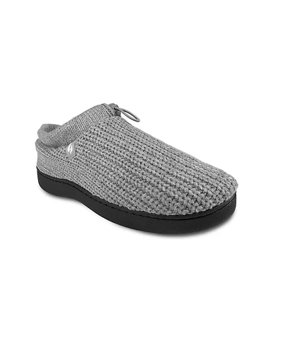 Heat Holders Men's Noah Rib Knit Drawstring Slippers