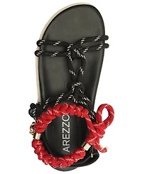 Arezzo Women's Miranda Round Toe Sandals