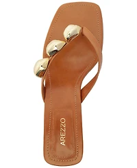 Arezzo Women's Sunny Mid-Block Sandals