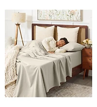 Cosy House Collection Flannel Bed Sheet Set