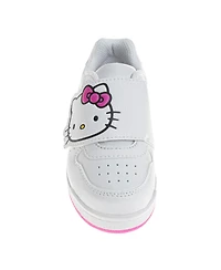 Hello Kitty Toddler and Little Girls Hook and Loop Casual Sneakers