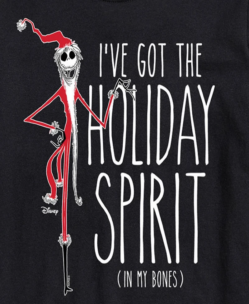 Airwaves Men's Nightmare Before Christmas Holiday Spirit Short Sleeve Tee