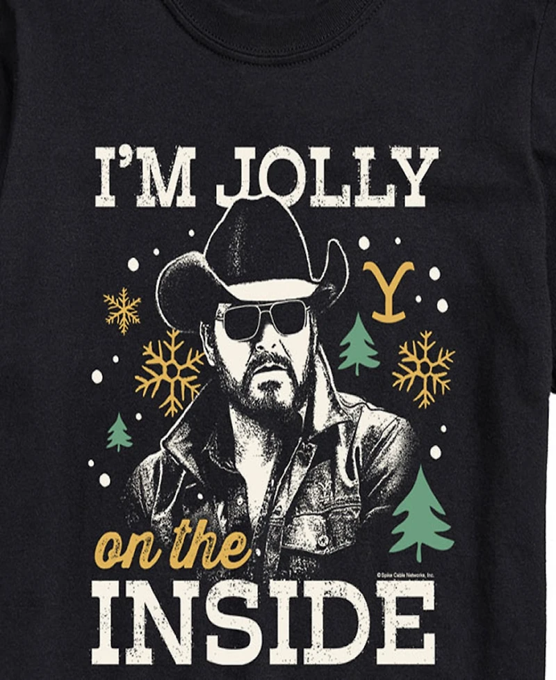 Airwaves Men's Yellowstone Jolly Inside Short Sleeve Tee