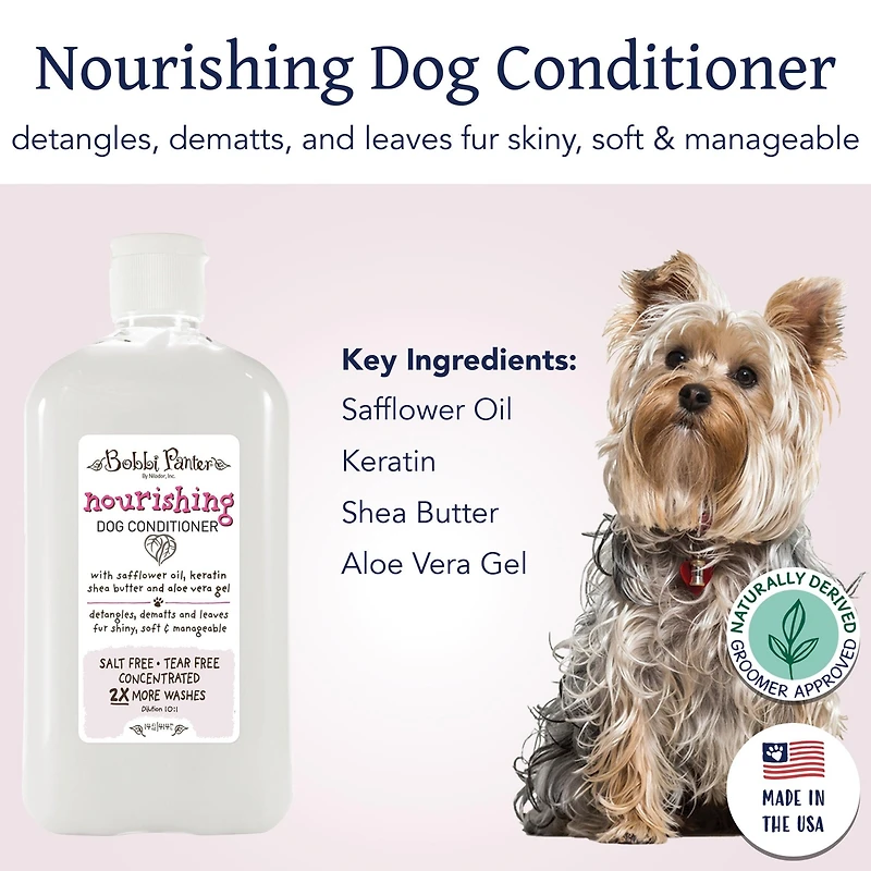 Bobbi Panter (Botanical) Nourishing Dog Conditioner Safflower Oil, Keratin, Shea Butter, Aloe Vera "Fresh"