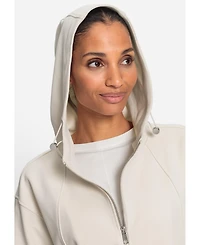 Olsen Women's Zip Front Hoodie Jacket