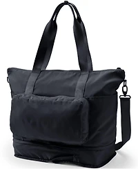 Lands' End Travel Nylon Expandable Packable Tote Bag