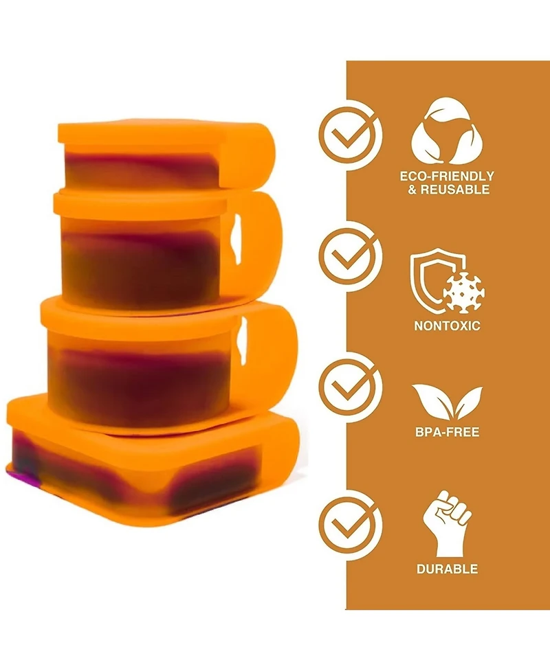 Go Go Bowl Set: 4 pk Sun Storm - 10, 20, 30 oz & Sandwich