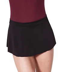 Capezio Girls Curved Pull-On Skirt - Tween