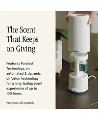 Pura Plus - Smart Fragrance Diffuser for Large Spaces - Adjustable Smart Home Diffuser with Automatic Fragrance Vial Detection