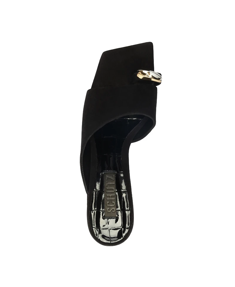 Schutz Women's Jodie Mid-Block Heel Sandals