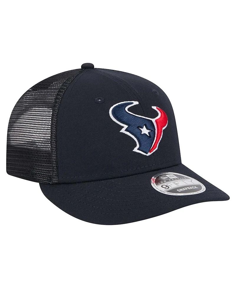 New Era Men's Navy Houston Texans Low Profile 9FIFTY Snapback Hat