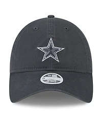 New Era Women's Graphite Dallas Cowboys 2024 Salute To Service 9TWENTY Adjustable Hat