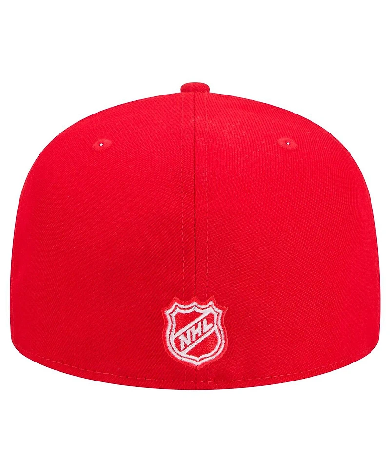 New Era Men's Red Detroit Wings Core 59FIFTY Fitted Hat