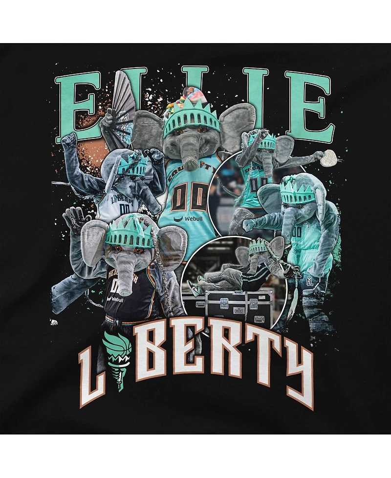 Stadium Essentials Men's and Women's Black New York Liberty Ellie Crossroads T-Shirt