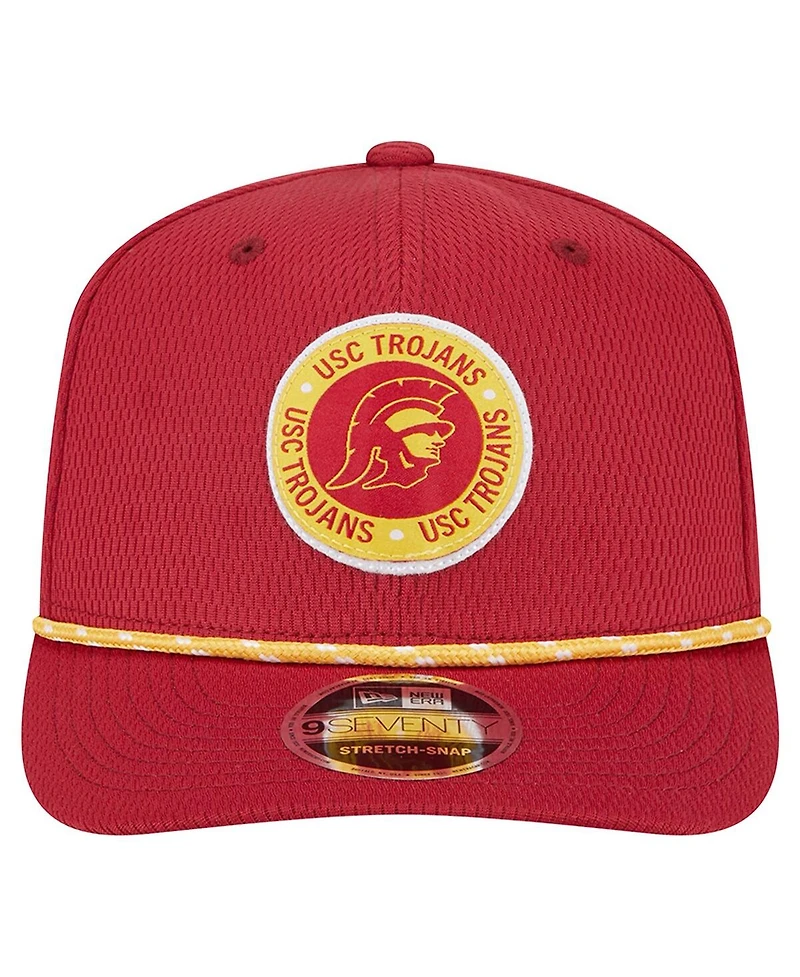 New Era Men's Crimson Usc Trojans Coolera 9SEVENTY Rope Stretch-Snap Hat
