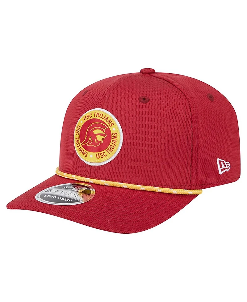 New Era Men's Crimson Usc Trojans Coolera 9SEVENTY Rope Stretch-Snap Hat