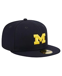 New Era Men's Navy Michigan Wolverines 59FIFTY Fitted Hat