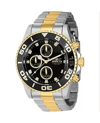 Invicta Men's 43407 Pro Diver Quartz Chronograph Black Dial Watch