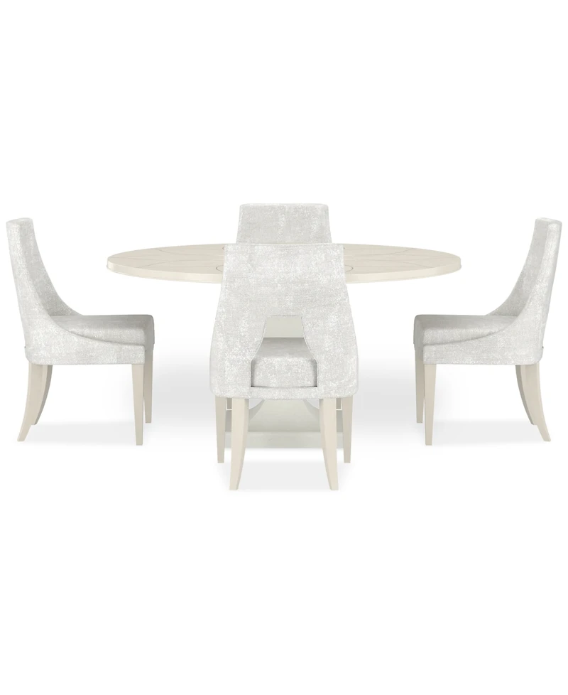 Mezzanine -Pc. Dining Set (Round Table & Side Chairs