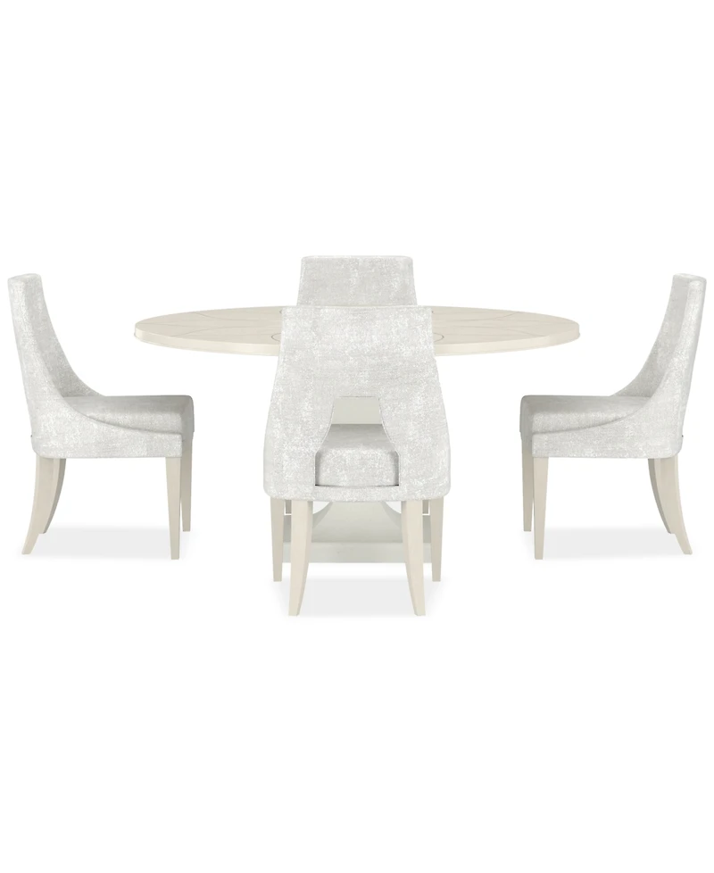 Mezzanine -Pc. Dining Set (Round Table & Side Chairs