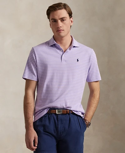 Polo Ralph Lauren Men's Classic-Fit Striped Soft Cotton Polo Shirt