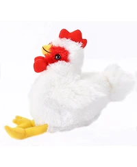 Wild Republic Hug'ems Chicken Stuffed Animal, 7 Inches