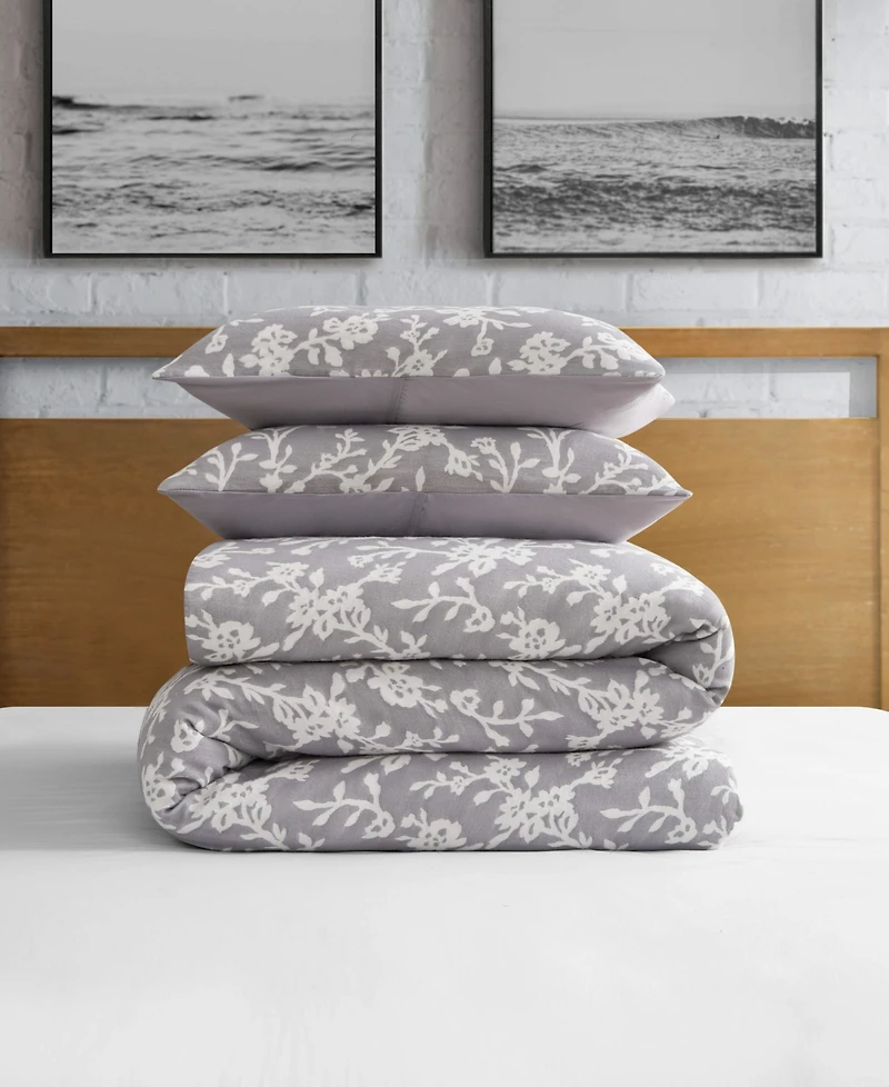 Lucky Brand Fiora Floral 3-Pc. Duvet Cover Set, King