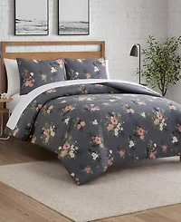 Lucky Brand Cali Bouquet Floral 3-Pc. Duvet Cover Set