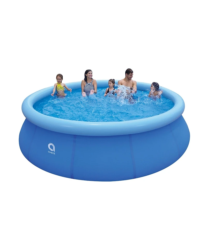 Jleisure 17808 12 Ft x 30" Prompt Set Inflatable Outdoor Backyard Swimming Pool