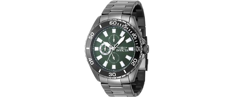 Invicta Men's Pro Diver Quartz Chronograph Green Dial Watch