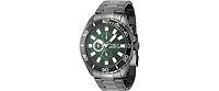 Invicta Men's Pro Diver Quartz Chronograph Green Dial Watch