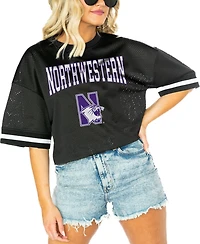 Gameday Couture Women's Black Northwestern Wildcats Game Face Fashion Jersey