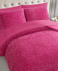 Juicy Couture Cheetah Feathered 2-Pc. Comforter Set, Twin/Twin Xl