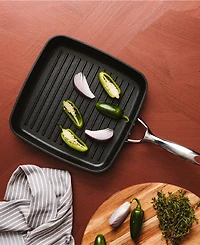 Cuisine::pro ID3 10.5" Hard anodized Cast Grill Pan