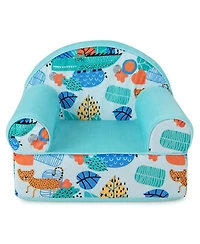 Gouun Kids Armchair with Plush Velvet Cover and Soft Sponge Filling