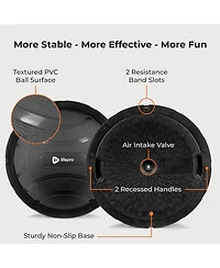 LifePro Half Balance Ball Trainer – Stability Ball for Full Body Workout, Exercise & Physical Therapy