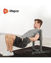 LifePro Durable Bulgarian Split Squat Stand – Lightweight, Stable, 7 Adjustable Heights & Comfortable Padding